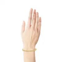 10K Yellow Gold 7.5" Fancy Link Bracelet