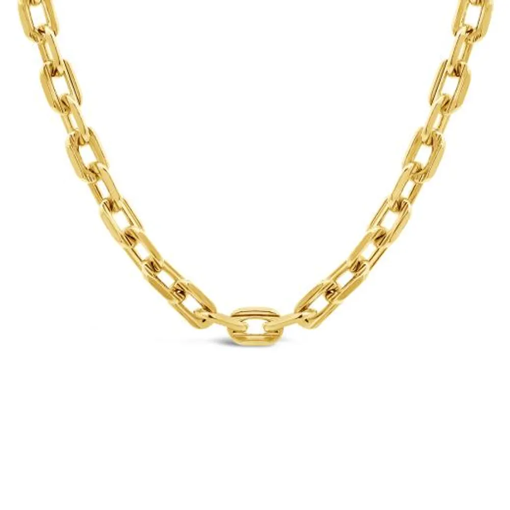 10K Yellow Gold 4.60mm 22" Square Diamond Cut Forzata Pave Chain