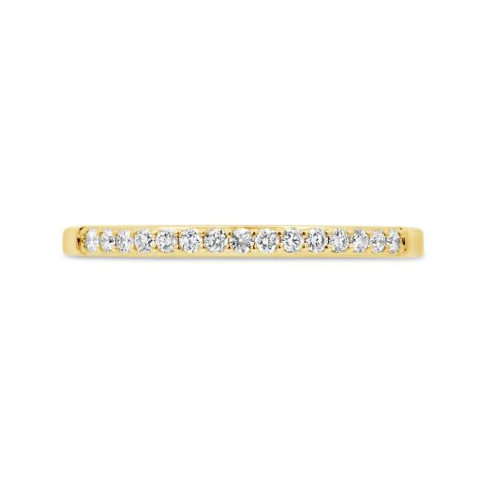 Glacier Fire 14K Yellow Gold 0.15CTW Canadian Diamond Anniversary Band