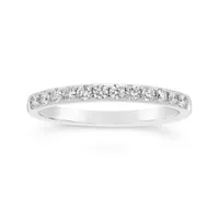 Glacier Fire 14K White Gold 0.33CTW Canadian Diamond Anniversary Band