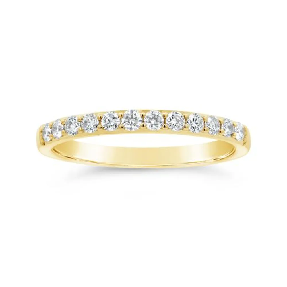 Glacier Fire 14K Yellow Gold 0.33CTW Canadian Diamond Anniversary Band