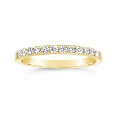 Glacier Fire 14K Yellow Gold 0.33CTW Canadian Diamond Anniversary Band