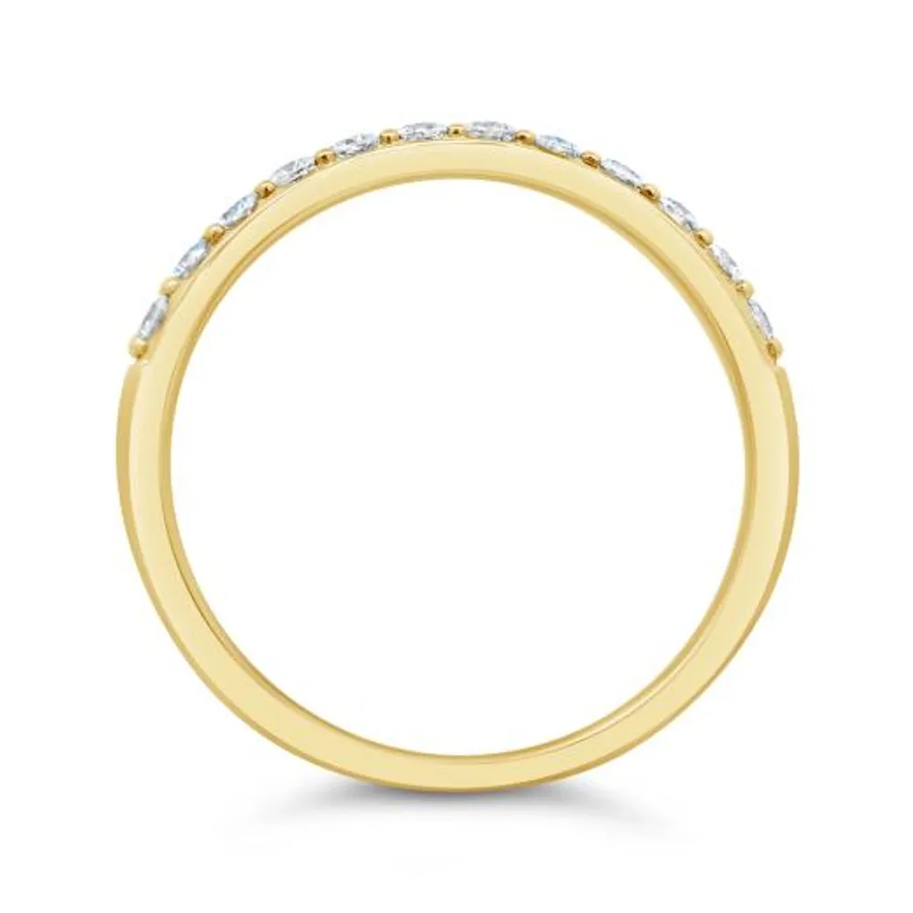 Glacier Fire 14K Yellow Gold 0.33CTW Canadian Diamond Anniversary Band