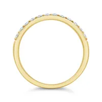 Glacier Fire 14K Yellow Gold 0.33CTW Canadian Diamond Anniversary Band