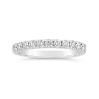 Glacier Fire 14K White Gold 0.50CTW Canadian Diamond Anniversary Band