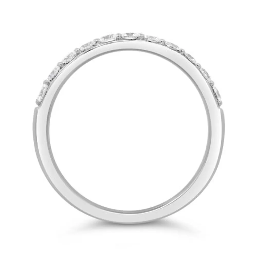 Glacier Fire 14K White Gold 0.50CTW Canadian Diamond Anniversary Band