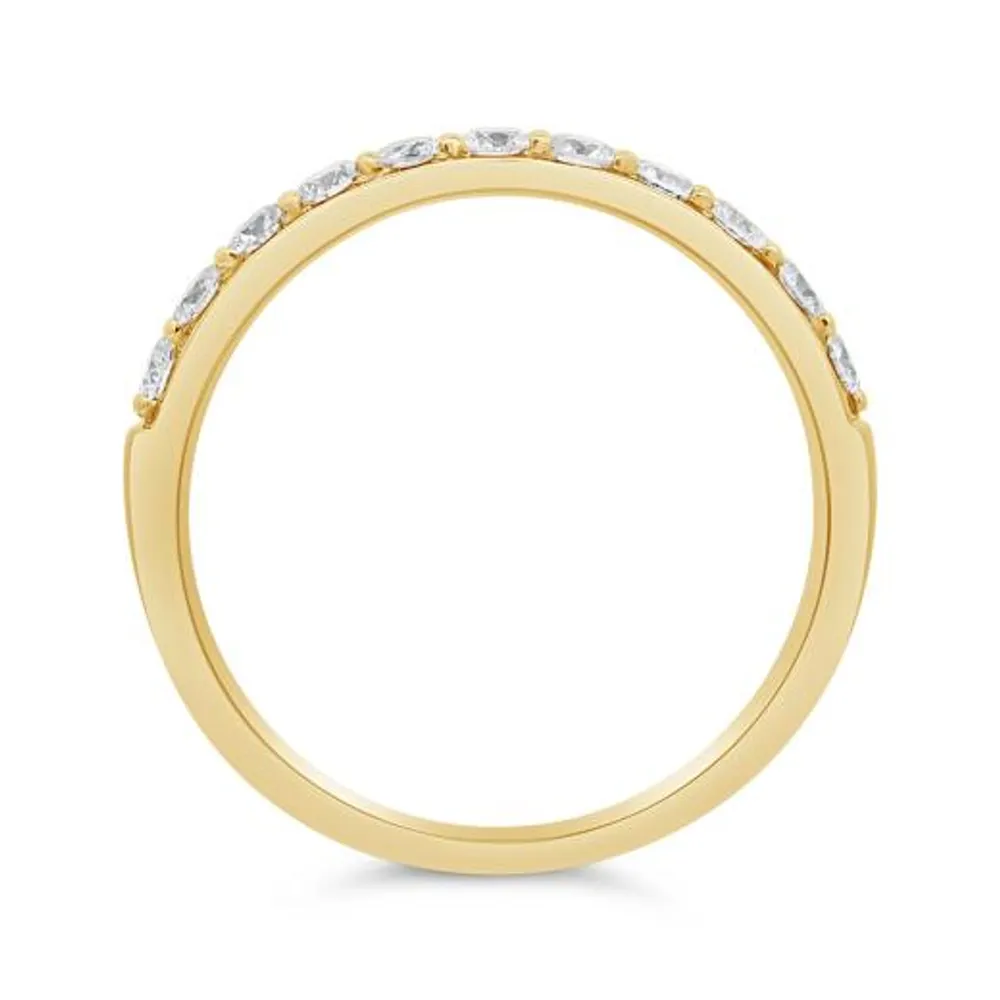 Glacier Fire 14K Yellow Gold 0.50CTW Canadian Diamond Anniversary Band