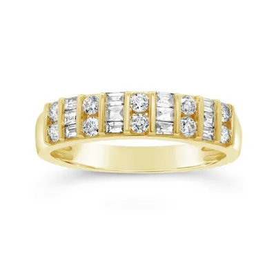 10K Yellow Gold 0.50CTW Diamond Band