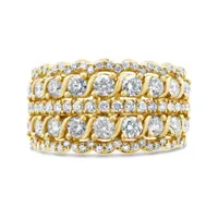 14K Yellow Gold 1.45CTW Diamond Band