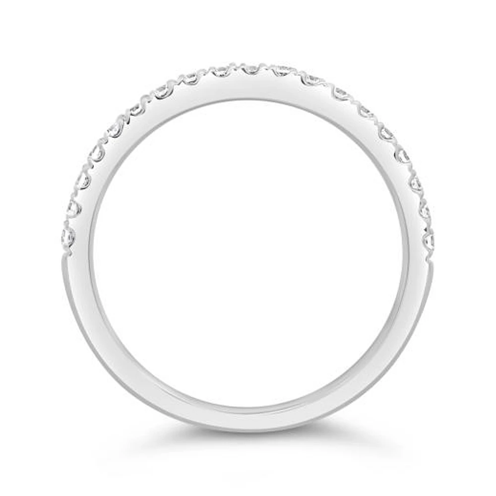 Jenny Packham 18K White Gold Lab Grown 0.33CTW Diamond Band