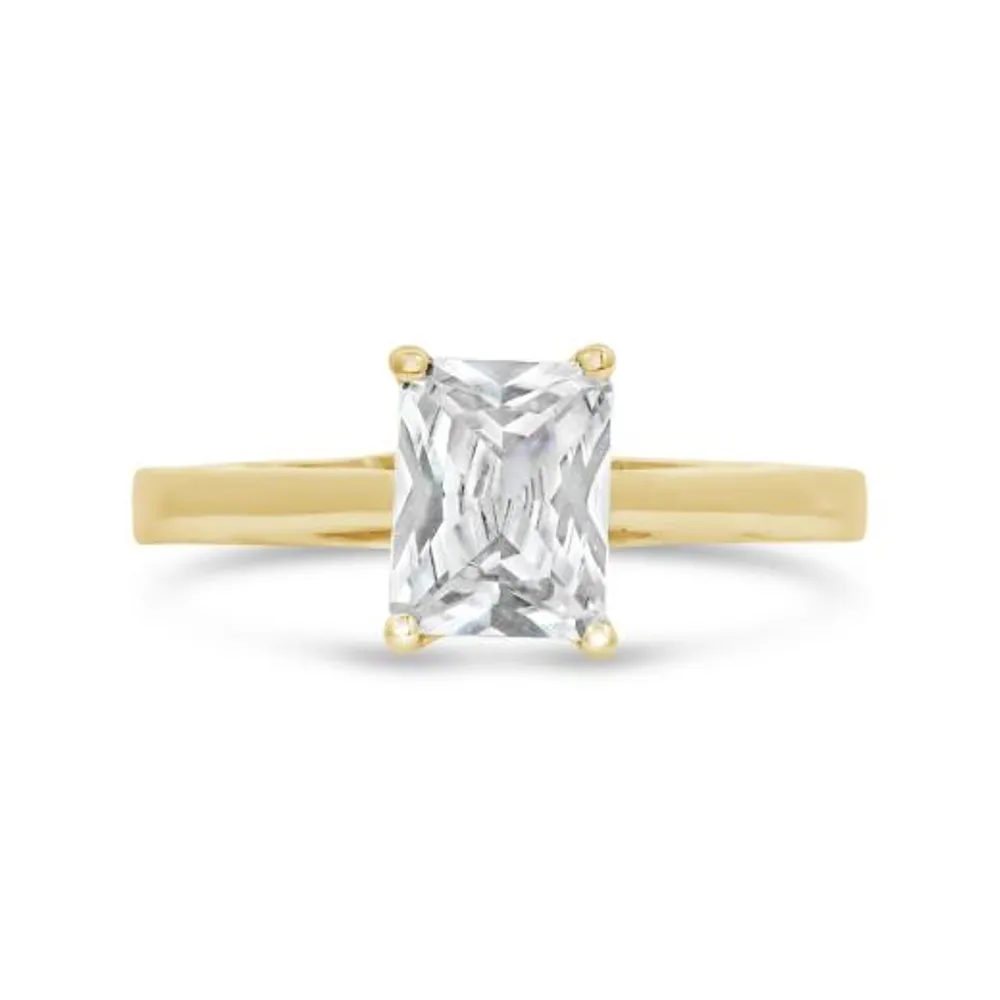 Jenny Packham 18K Yellow Gold Lab Grown 1.50CT Diamond Solitaire Ring