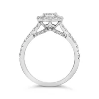 Jenny Packham 18K White Gold Lab Grown 1.75CTW Round Diamond Bridal Set