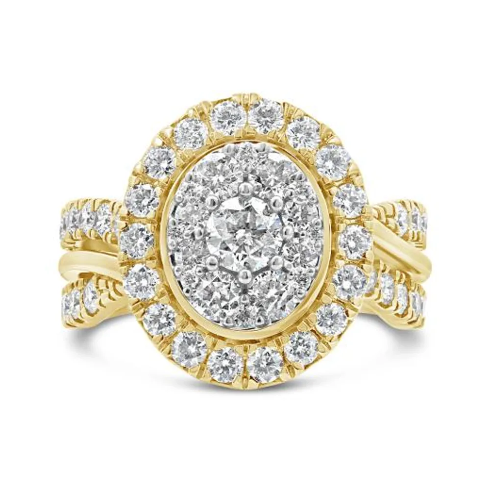 14K Yellow Gold 1.95CTW Diamond Fashion Ring