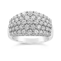 New Brilliance 14K White Gold Lab Grown 2.00CTW Diamond Band