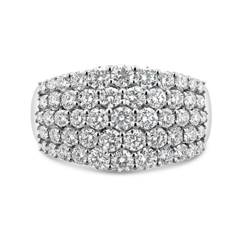 New Brilliance 14K White Gold Lab Grown 2.00CTW Diamond Band