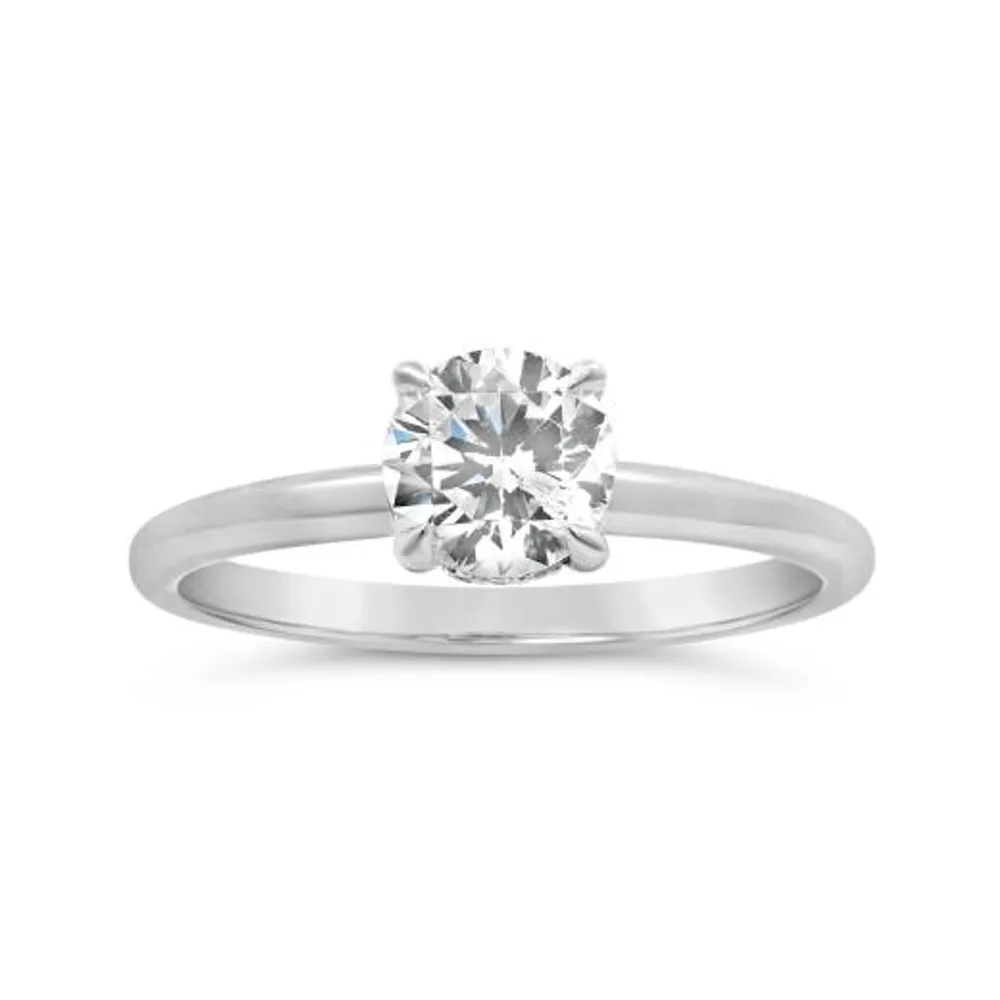 New Brilliance 14K White Gold Lab Grown 1.25CTW Diamond Solitaire Ring