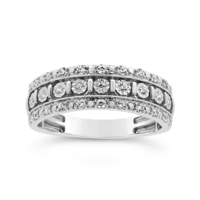 10K White Gold 0.25CTW Diamond Band