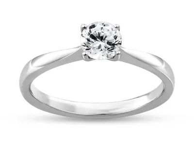 Blossom 14K White Gold Lab Grown 2.00CT Diamond Solitaire Ring