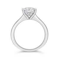 Blossom 14K White Gold Lab Grown 2.00CT Diamond Solitaire Ring