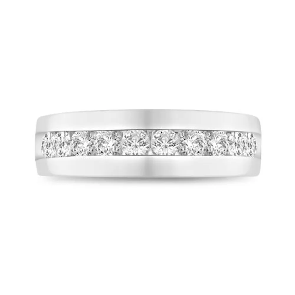 10K White Gold Lab Grown 1.00CTW Diamond Ring