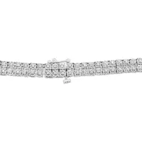 Sterling Silver 1.00CTW Diamond 24" Unisex Chain