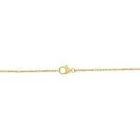 Bella Moda 10K Yellow Gold 0.20CTW Diamond Y-Necklace