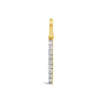 Charmables 10K Yellow Gold Diamond Interchangeable Bar Charm