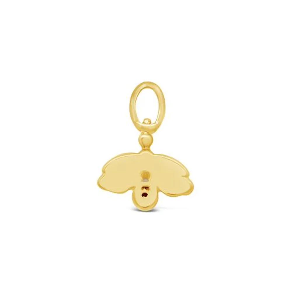 Charmables 10K Yellow Gold Diamond Bee Interchangeable Charm