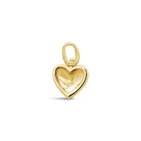 Charmables 10K Yellow Gold Diamond Heart Interchangeable Charm