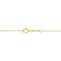 New Brilliance 10K Yellow Gold Lab Grown 0.50CT Diamond Infinity Pendant