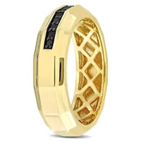 Julianna B 14K Yellow Gold 0.20CTW Black Diamond Ring