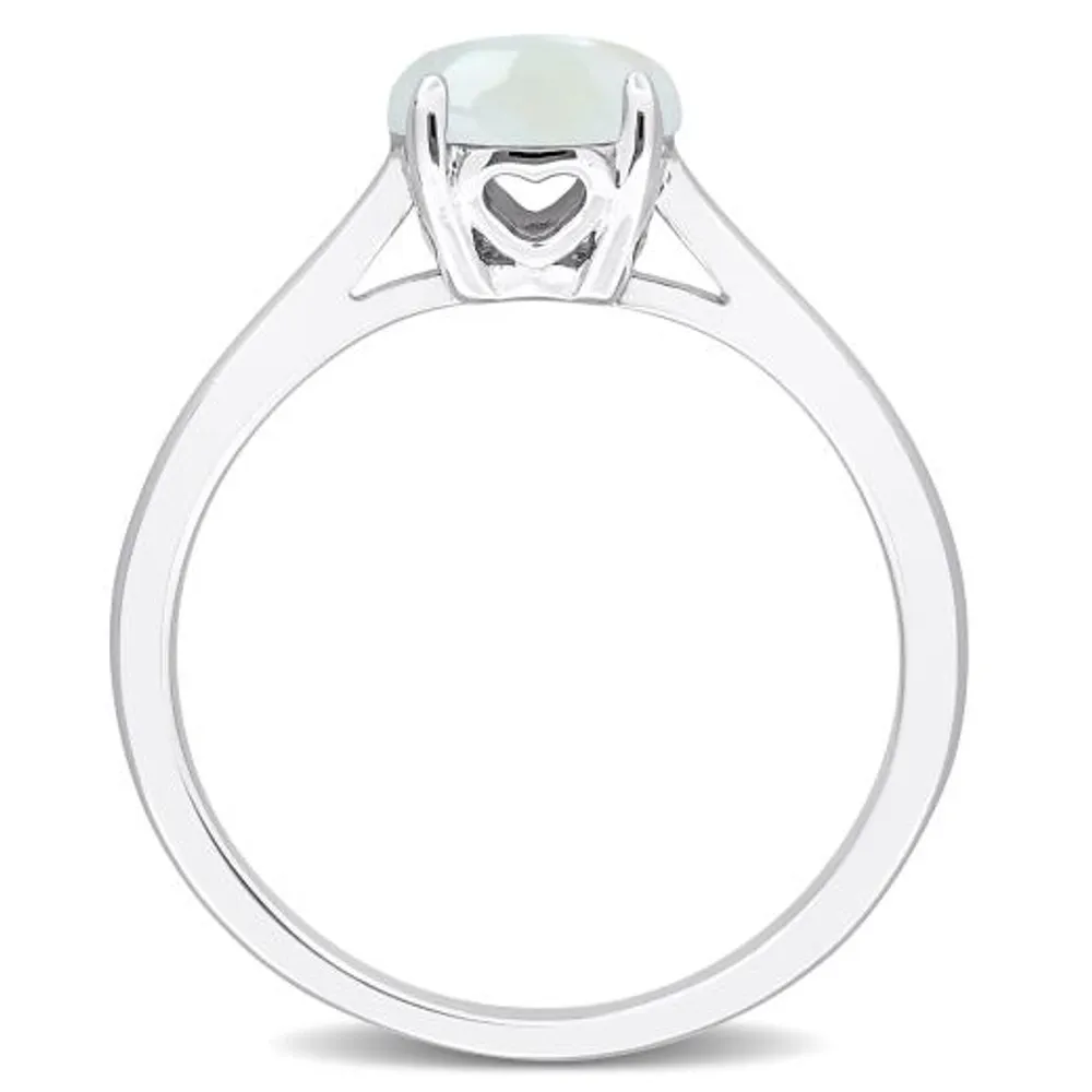 Julianna B Sterling Silver Opal Solitaire Ring