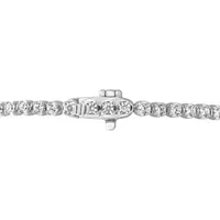 New Brilliance 10K White Gold Lab Grown 2.05CTW Diamond Tennis Bracelet