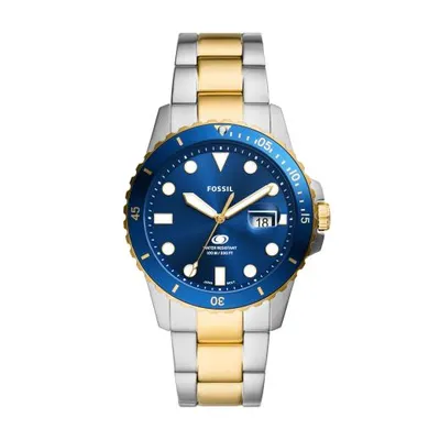 Mens Fossil Blue Watch