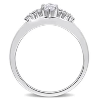 Julianna B 14K Yellow Gold 0.50CTW Diamond Cluster Ring