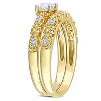 Julianna B 10K White Gold 0.33CTW Diamond Bridal Set