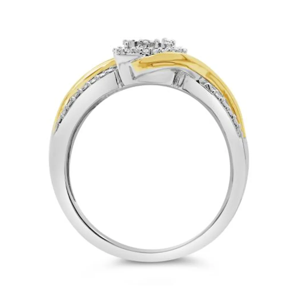 Sterling Silver Diamond Promise Ring