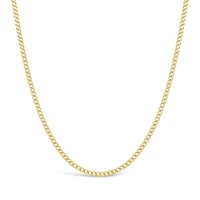 10K Yellow Gold 22" Semi-Solid Miami Cuban Chain