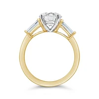 New Brilliance 14K Yellow Gold Lab Grown 2.50CTW Diamond Bridal Ring