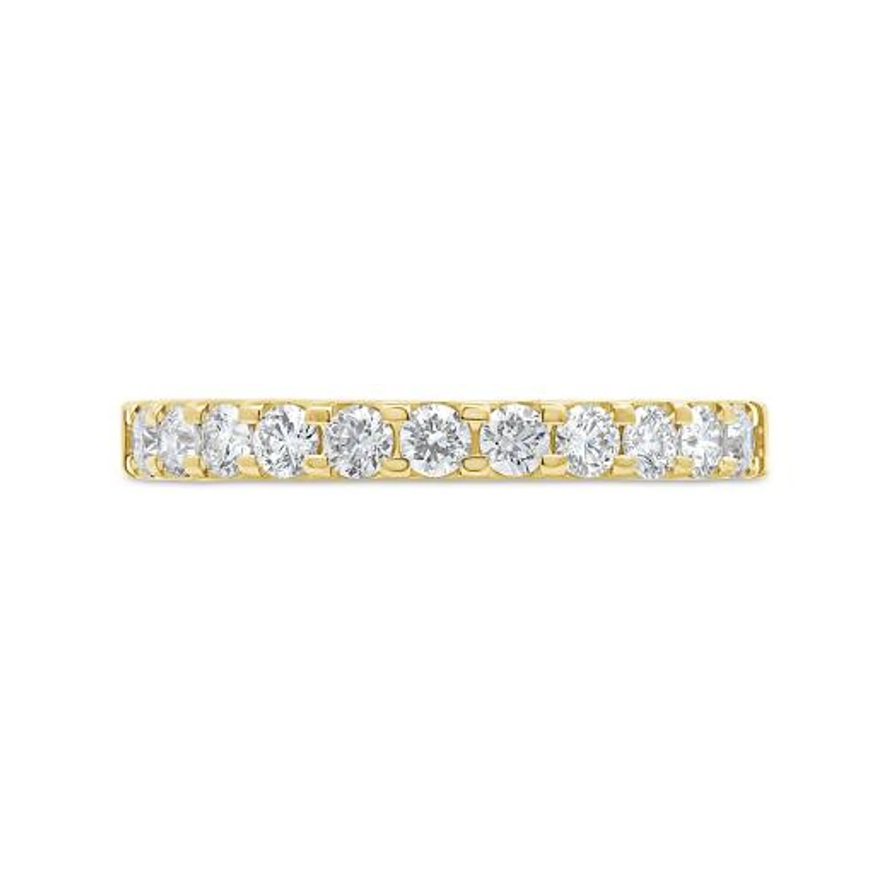 New Brilliance 14K Yellow Gold Lab Grown 0.50CTW Diamond Band