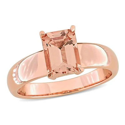 Julianna B 14K Rose Gold Morganite Ring