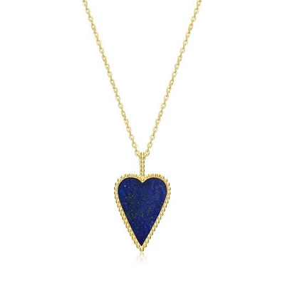 Elle Long Love Lapis Lazuli 17 + 3" Necklace