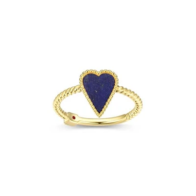 Elle Long Love Lapis Lazuli Ring