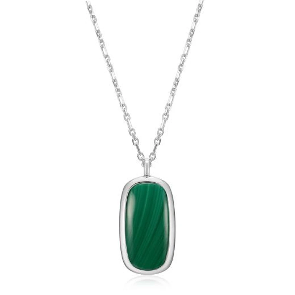 Elle Allure Malachite 17 + 3" Necklace