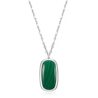 Elle Allure Malachite 17 + 3" Necklace