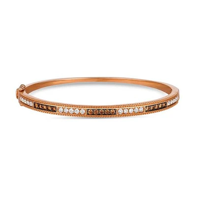 Le Vian 14K Strawberry Gold 1.10CTW Diamond Bangle