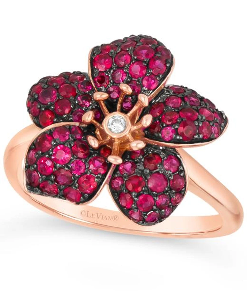 Le Vian 14K Strawberry Gold Passion Ruby & Diamond Ring