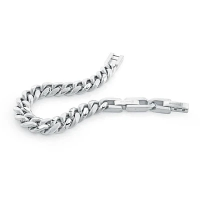 Stainless Steel Curb Link Bracelet