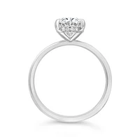 New Brilliance Lab Grown 2.08CTW Oval Diamond Solitaire Ring in 14K White Gold