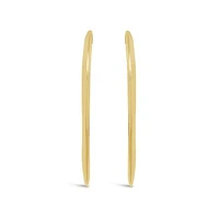 10K Yellow Gold Large Hoop Earring